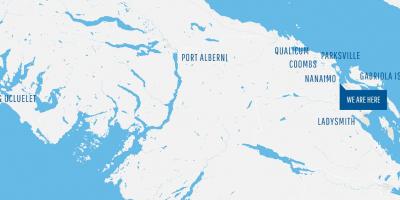Peta coombs pulau vancouver 