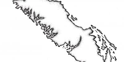 Peta vancouver pulau garis