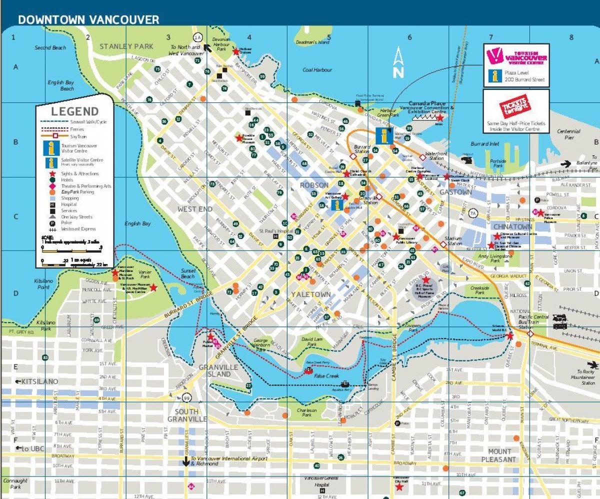 jalan peta bandar vancouver bc