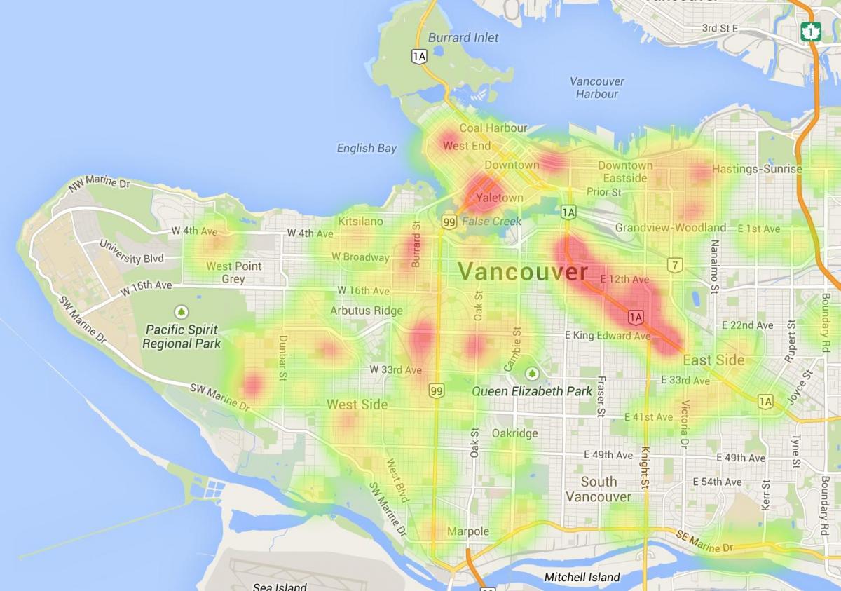 peta bandar vancouver bc