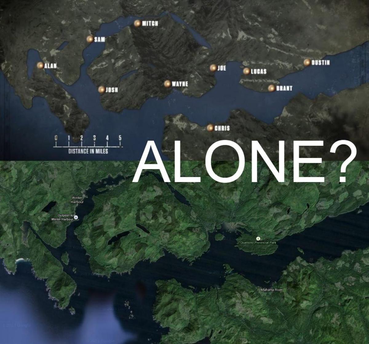Peta vancouver pulau sendirian