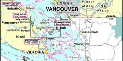 Vancouver island ferry peta laluan