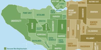 Peta vancouver kejiranan