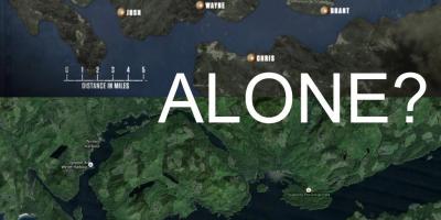 Peta vancouver pulau sendirian